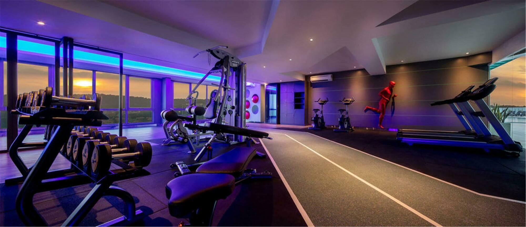 도셋 하르타마스 쿠알라룸푸르 호텔 외부 사진 The gym at the 108 Pancrasset